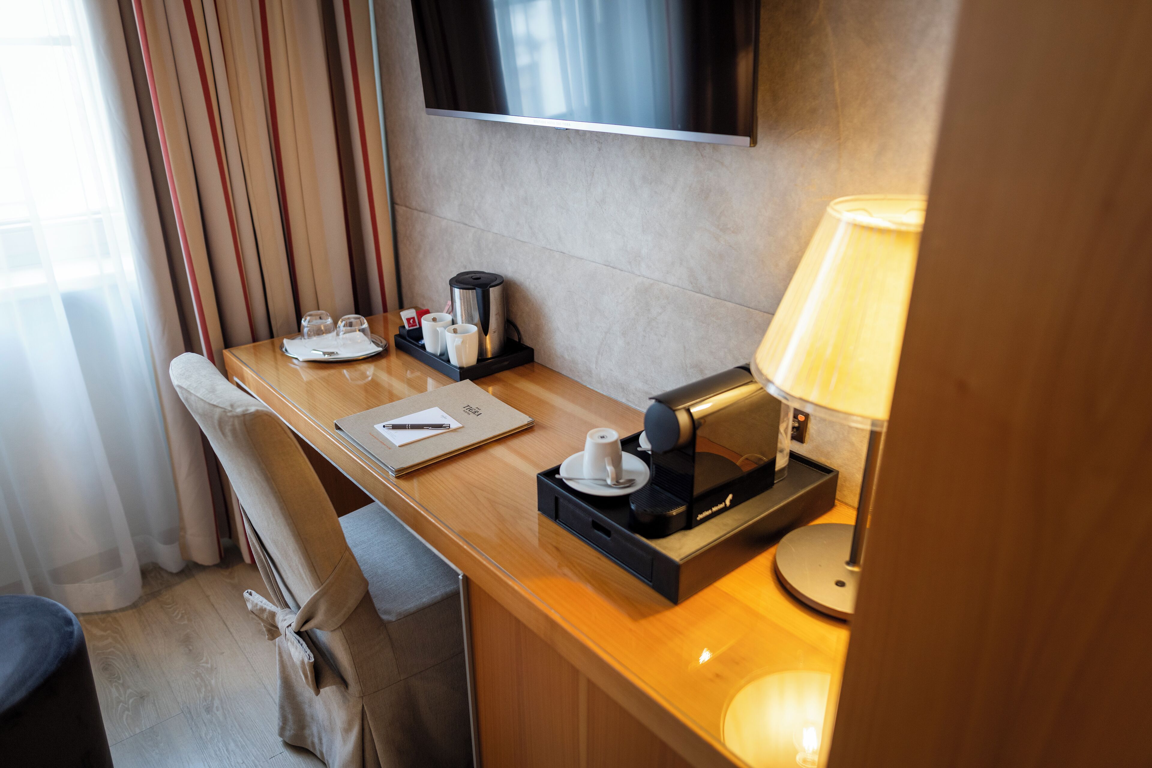 superior room | living area | 43-inch flat-screen tv with satellite channels, tv, netflix