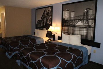 Desk, free cots/infant beds, free WiFi, bed sheets