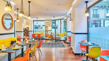 Daily buffet breakfast (EUR 14 per person)