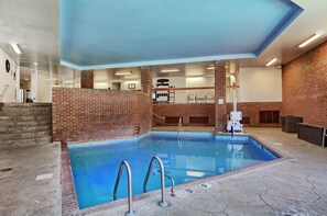 Indoor pool, seasonal outdoor pool