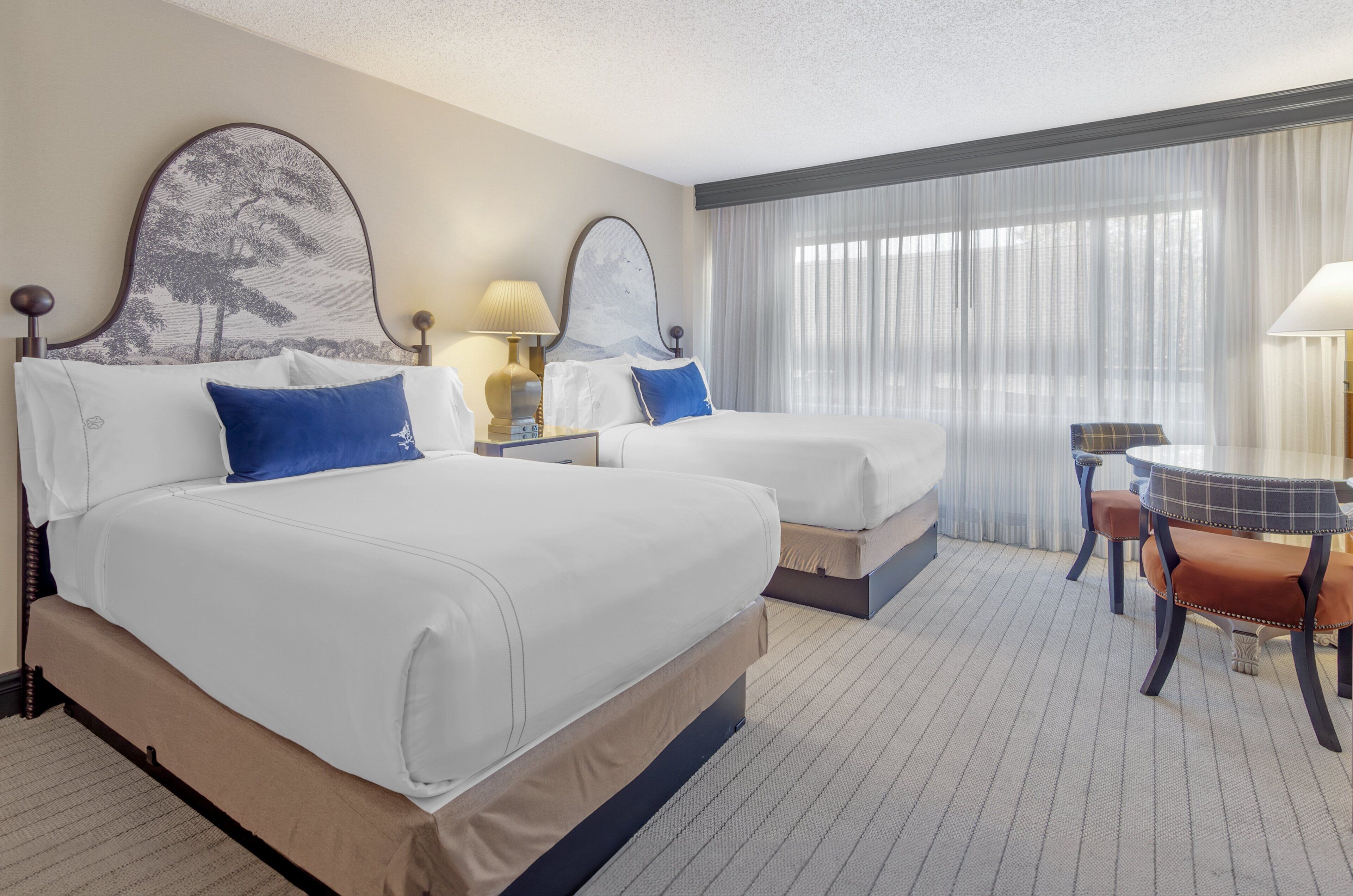 Deluxe Double Room, 2 Double Beds | Premium bedding, down comforters, pillowtop beds, in-room safe