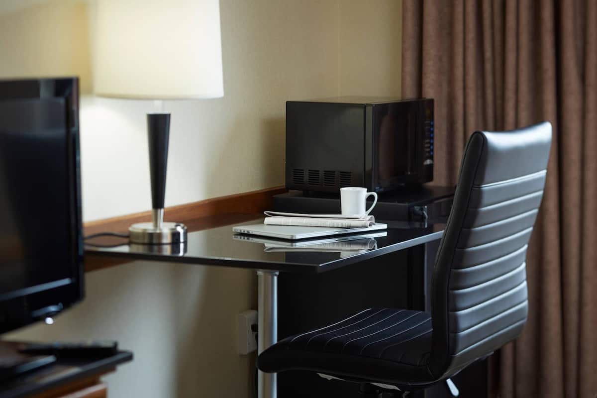 Premium bedding, pillow-top beds, desk, iron/ironing board