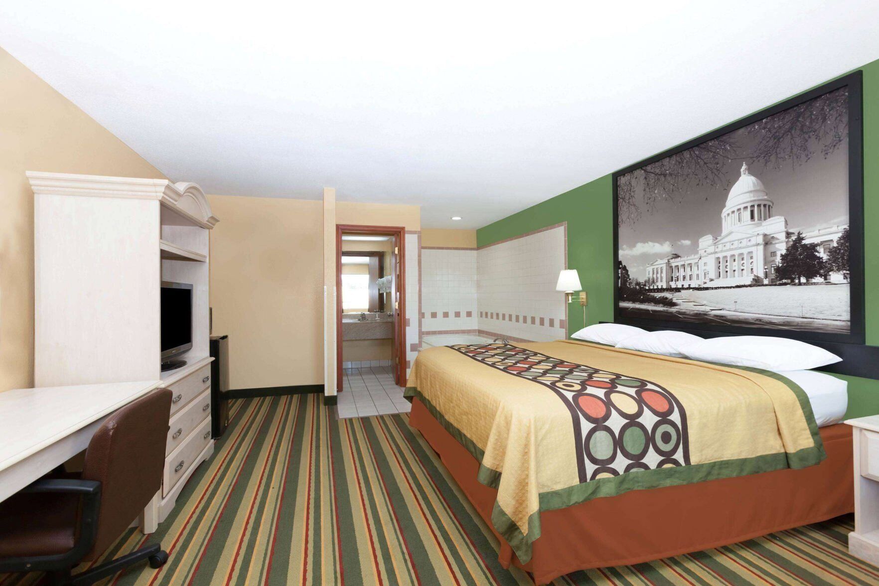 Desk, iron/ironing board, free WiFi, bed sheets