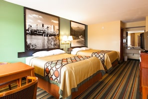 Desk, iron/ironing board, free WiFi, bed sheets