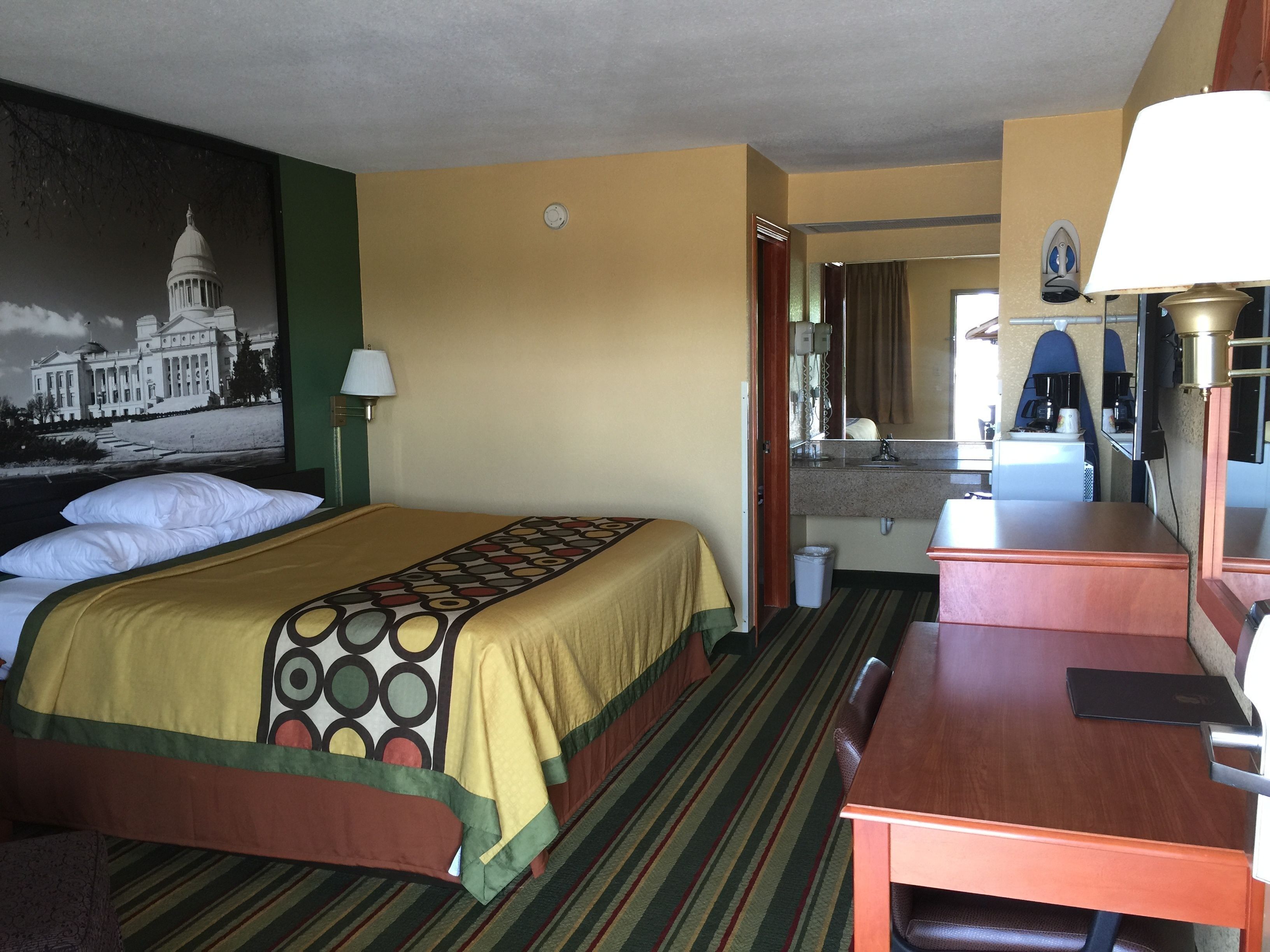 Desk, iron/ironing board, free WiFi, bed sheets
