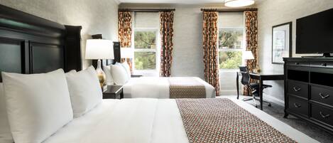 2 Queen Junior Suite | Allergikerbettwaren, Daunenbettdecken, Pillowtop-Betten, Schreibtisch