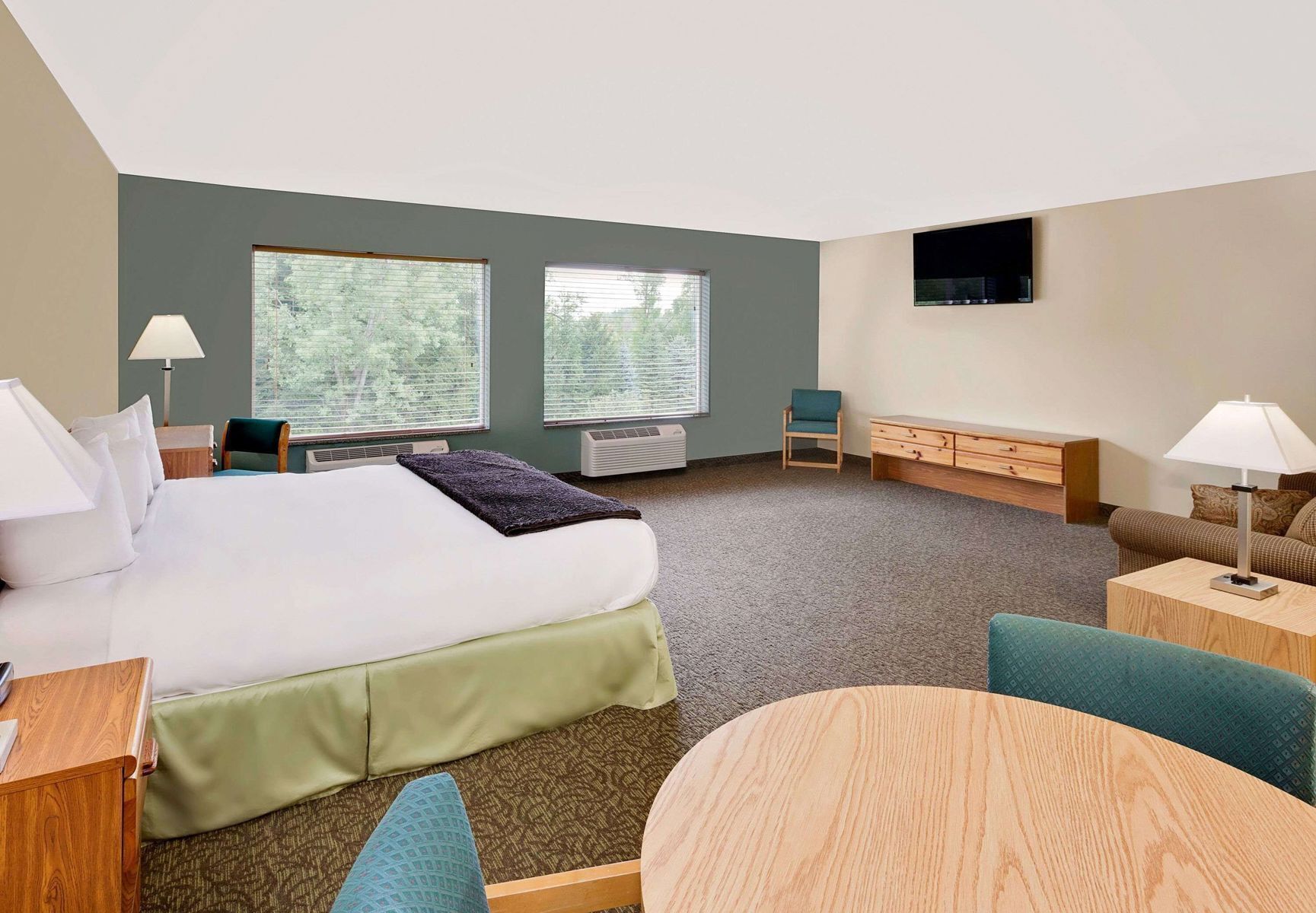 In-room safe, iron/ironing board, free cribs/infant beds, free WiFi