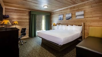 In-room safe, iron/ironing board, free cribs/infant beds, free WiFi