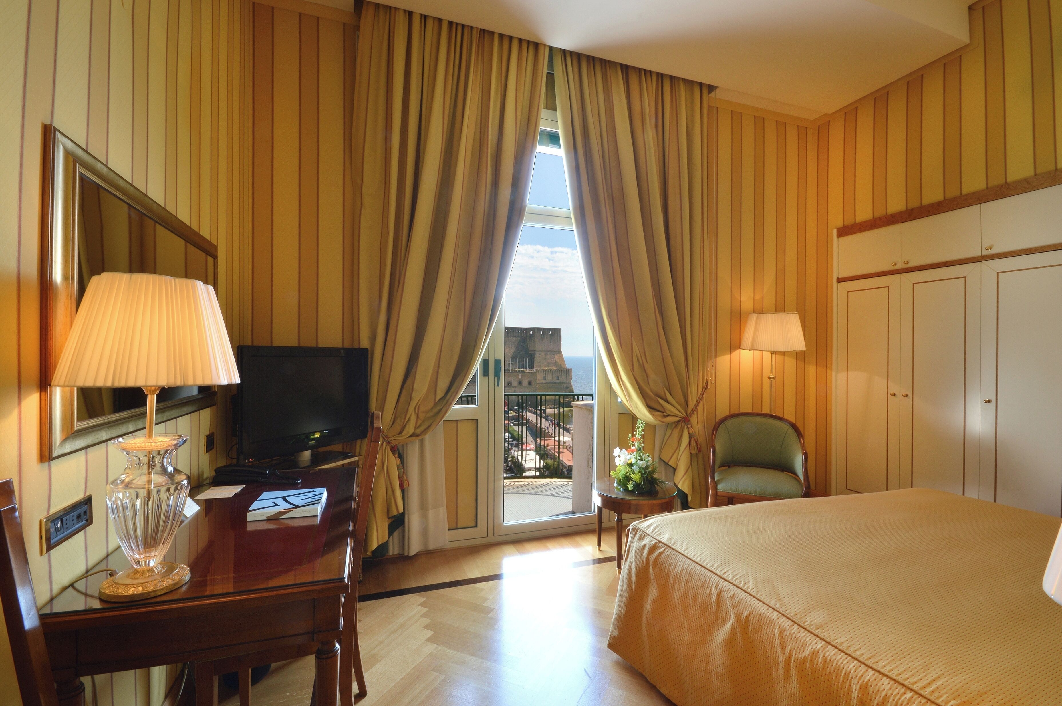 Premium bedding, minibar, in-room safe, desk
