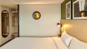 Chambre Standard, 1 grand lit | 20 chambres, literie de qualité, bureau, rideaux d’obscurcissement