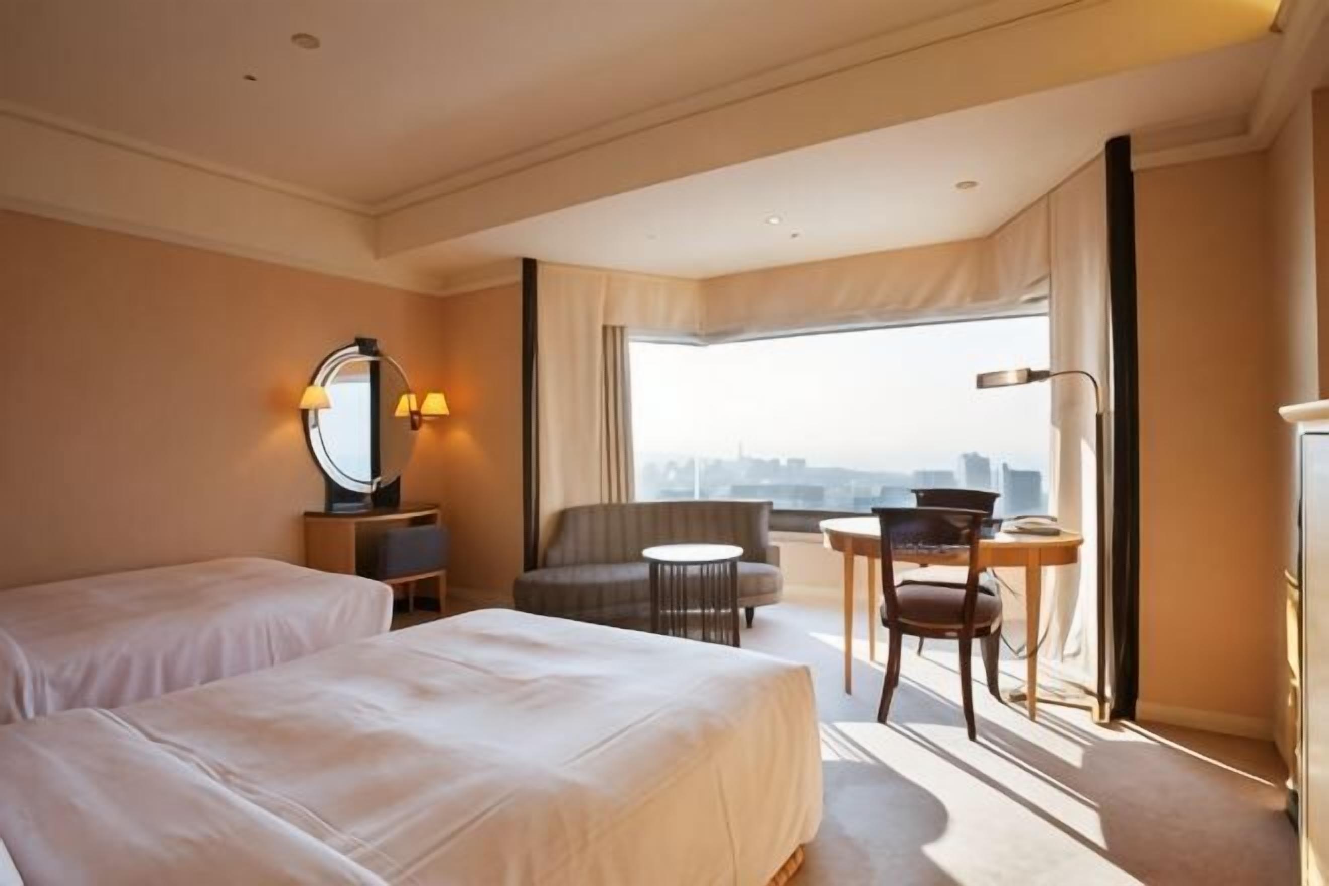 Premium bedding, down duvets, in-room safe, desk