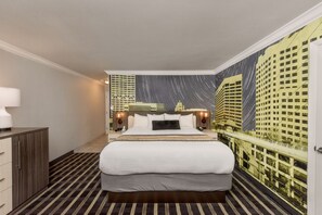 Premium bedding, pillowtop beds, in-room safe, desk