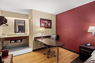 Superior Room, 1 King Bed (Smoke Free) | Desk, blackout drapes, iron/ironing board, free cribs/infant beds