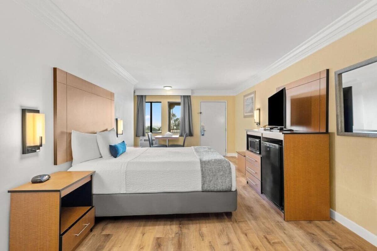 In-room safe, desk, iron/ironing board, free cribs/infant beds
