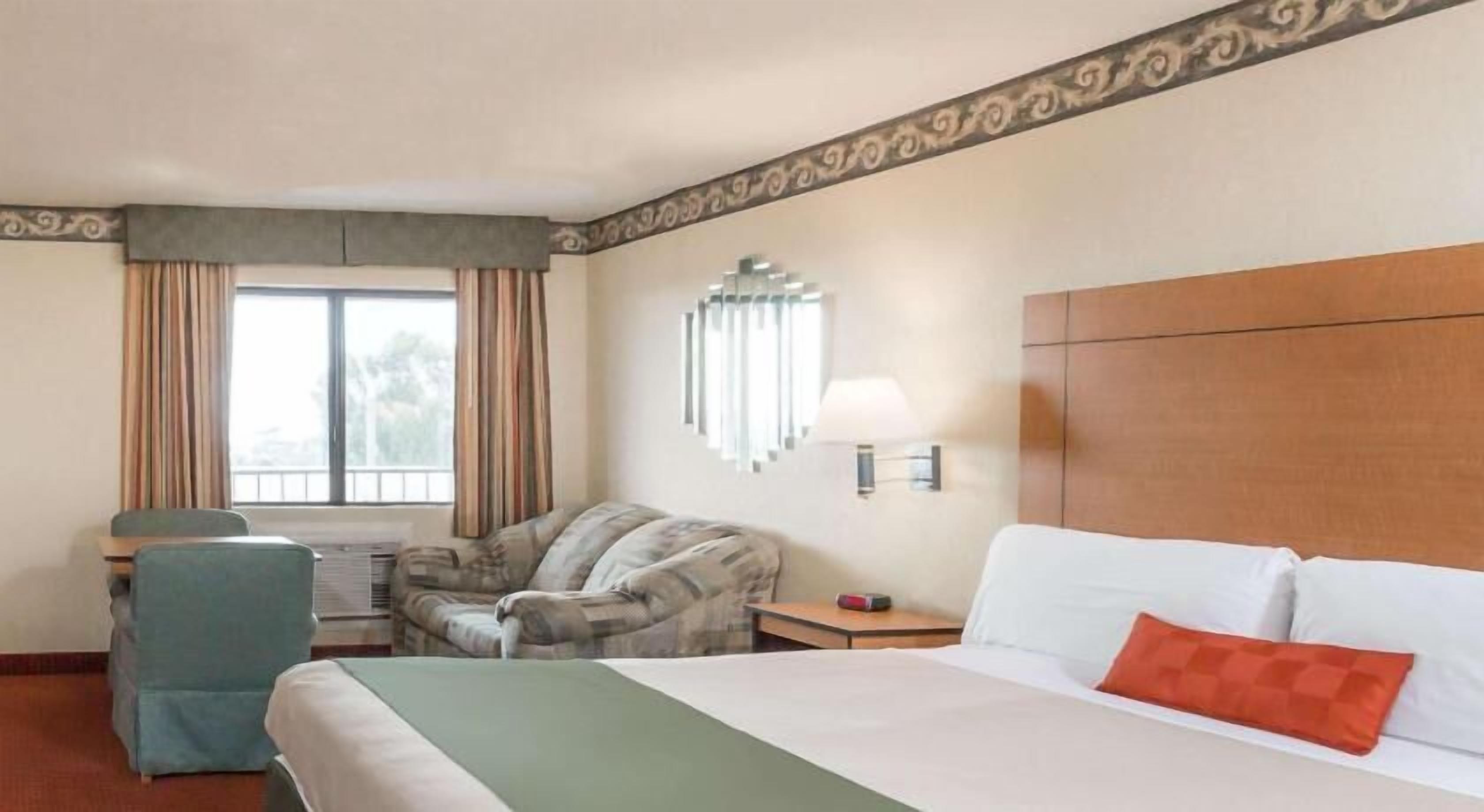 In-room safe, desk, iron/ironing board, free cribs/infant beds