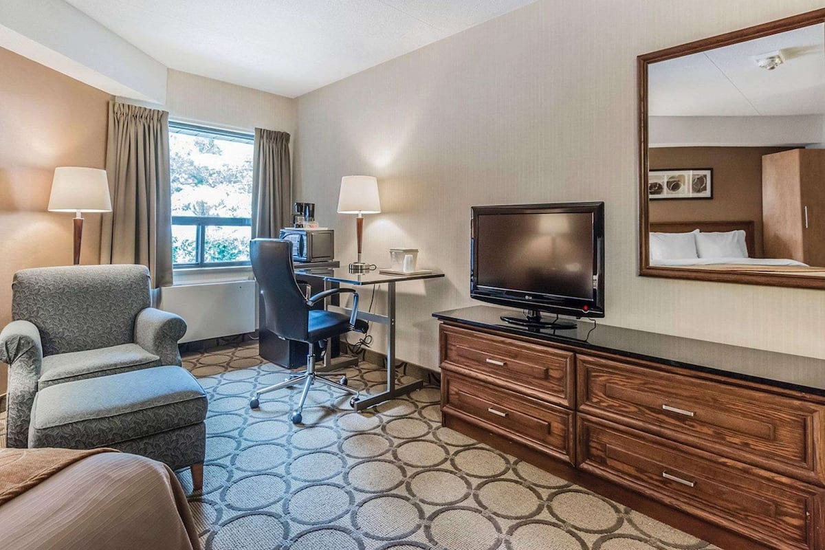Deluxe Room, 1 King Bed, Refrigerator & Microwave | Premium bedding, pillowtop beds, desk, blackout drapes