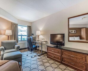 Deluxe Room, 1 King Bed, Refrigerator & Microwave