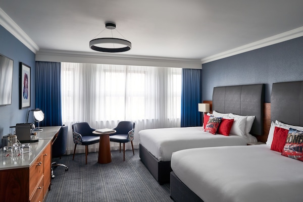 Family Room | Premium bedding, in-room safe, desk, laptop workspace