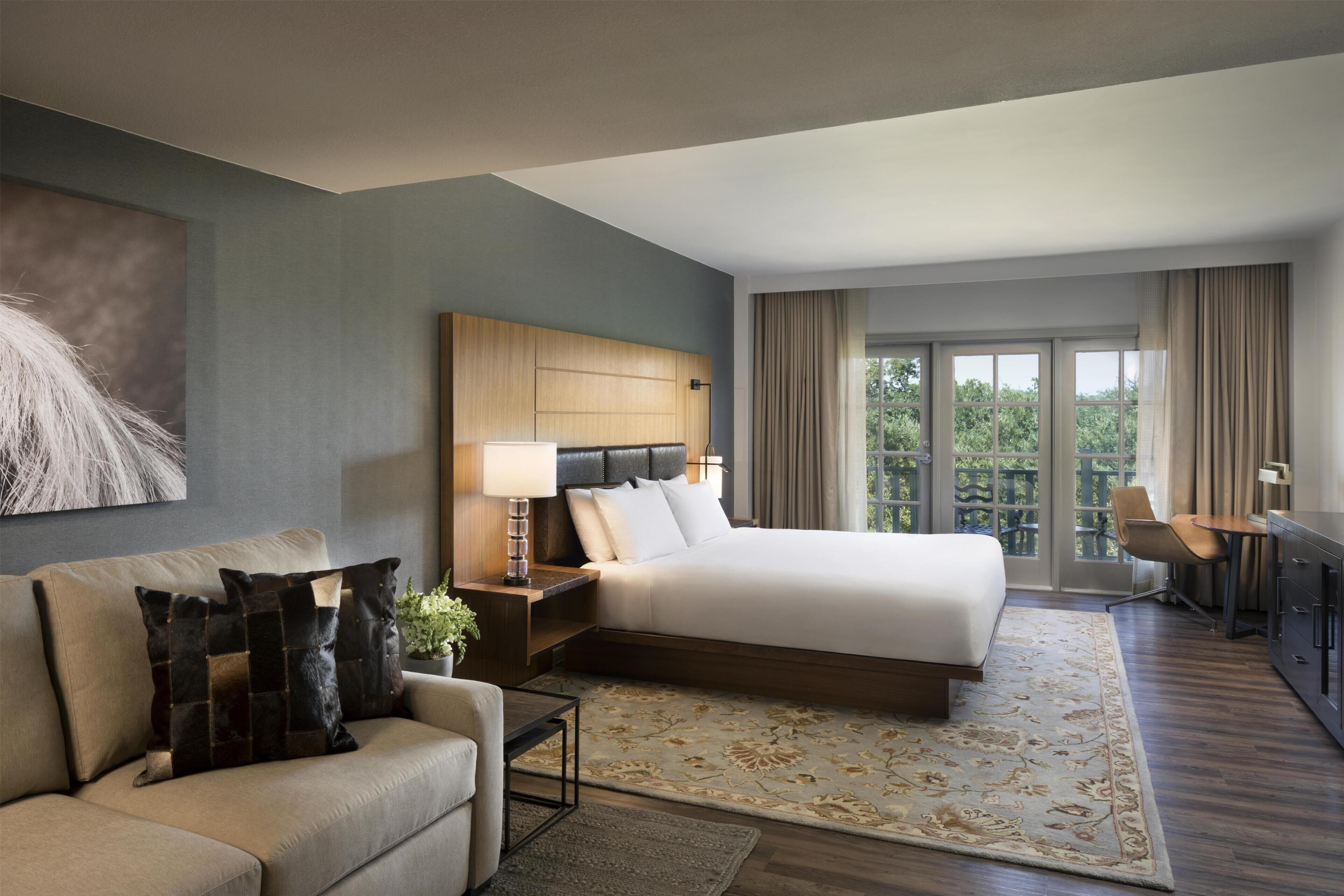 Premium bedding, pillow-top beds, in-room safe, desk