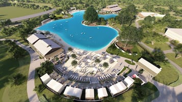 3 outdoor pools, pool cabanas (surcharge), pool loungers
