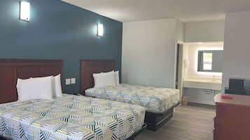 Free WiFi, bed sheets