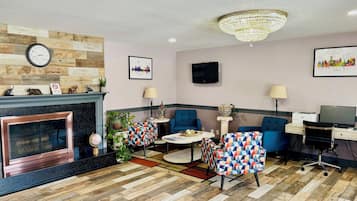 Sala de estar en el lobby