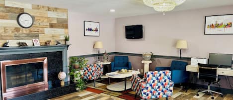 Sala de estar en el lobby