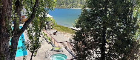 Vue depuis l’hébergement