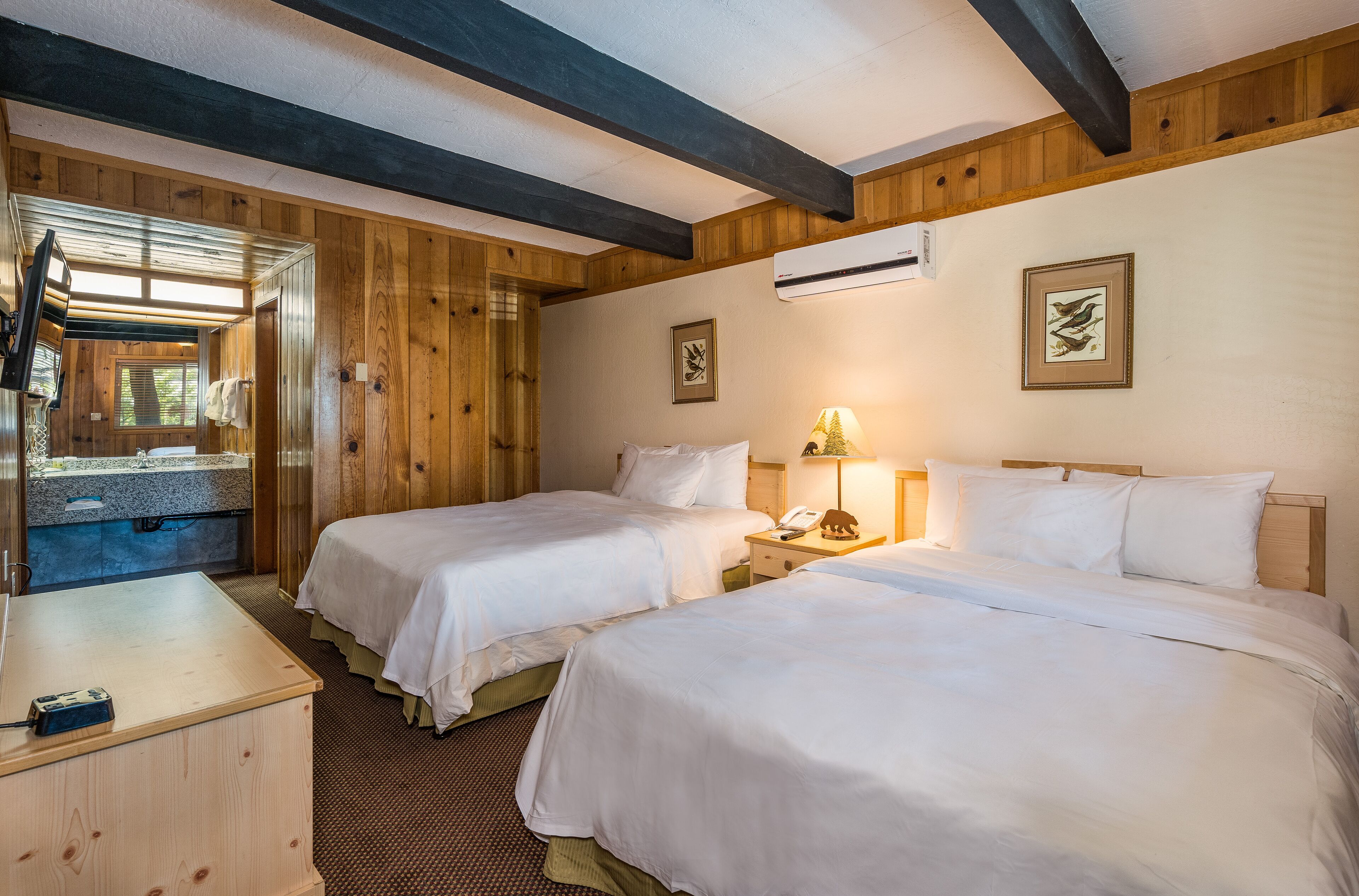 standard chalet, multiple beds, kitchen, resort view | 1 bedroom, desk, blackout curtains, iron/ironing board