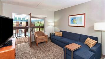 Suite, 2 Queen Beds, Refrigerator & Microwave, Pool View (2nd Floor)