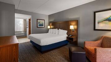 Desk, soundproofing, iron/ironing board, free cribs/infant beds