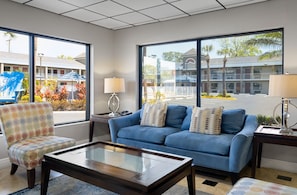 Lobby sitting area