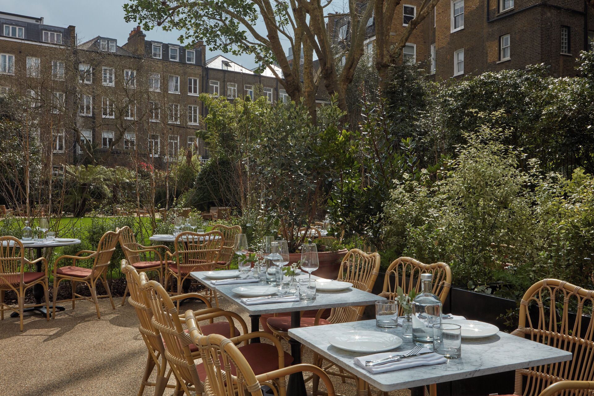 breakfast, lunch, dinner served; british cuisine, garden views