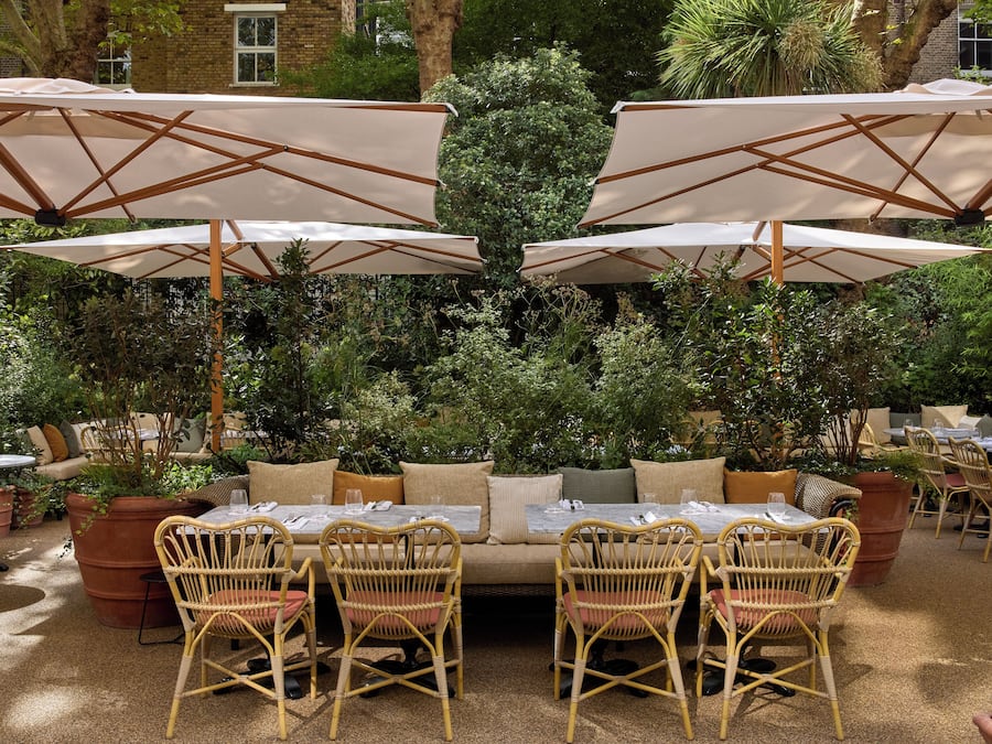 Breakfast, lunch, dinner served; British cuisine, garden views