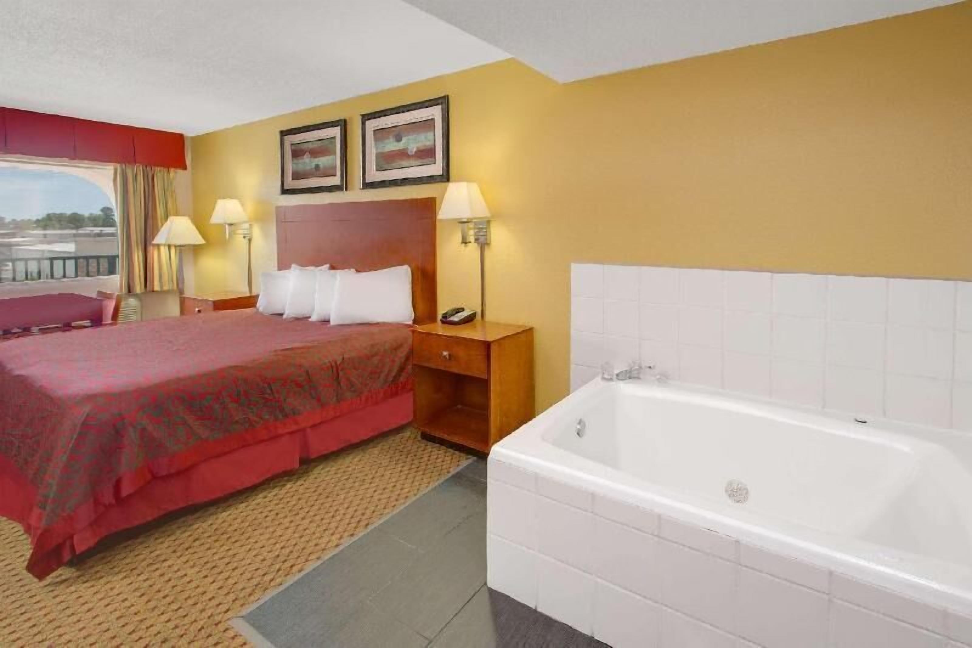 Desk, blackout drapes, iron/ironing board, free WiFi