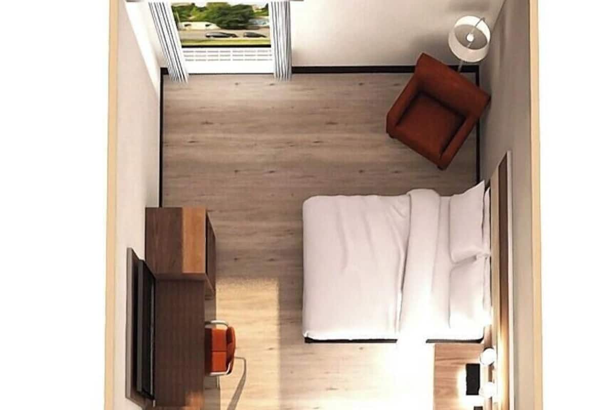 Habitación estándar, 2 camas Queen size | Ropa de cama de alta calidad y escritorio