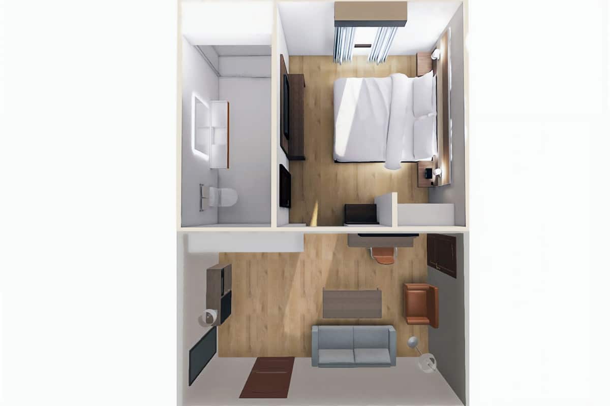 Suite, 1 habitación | Plano