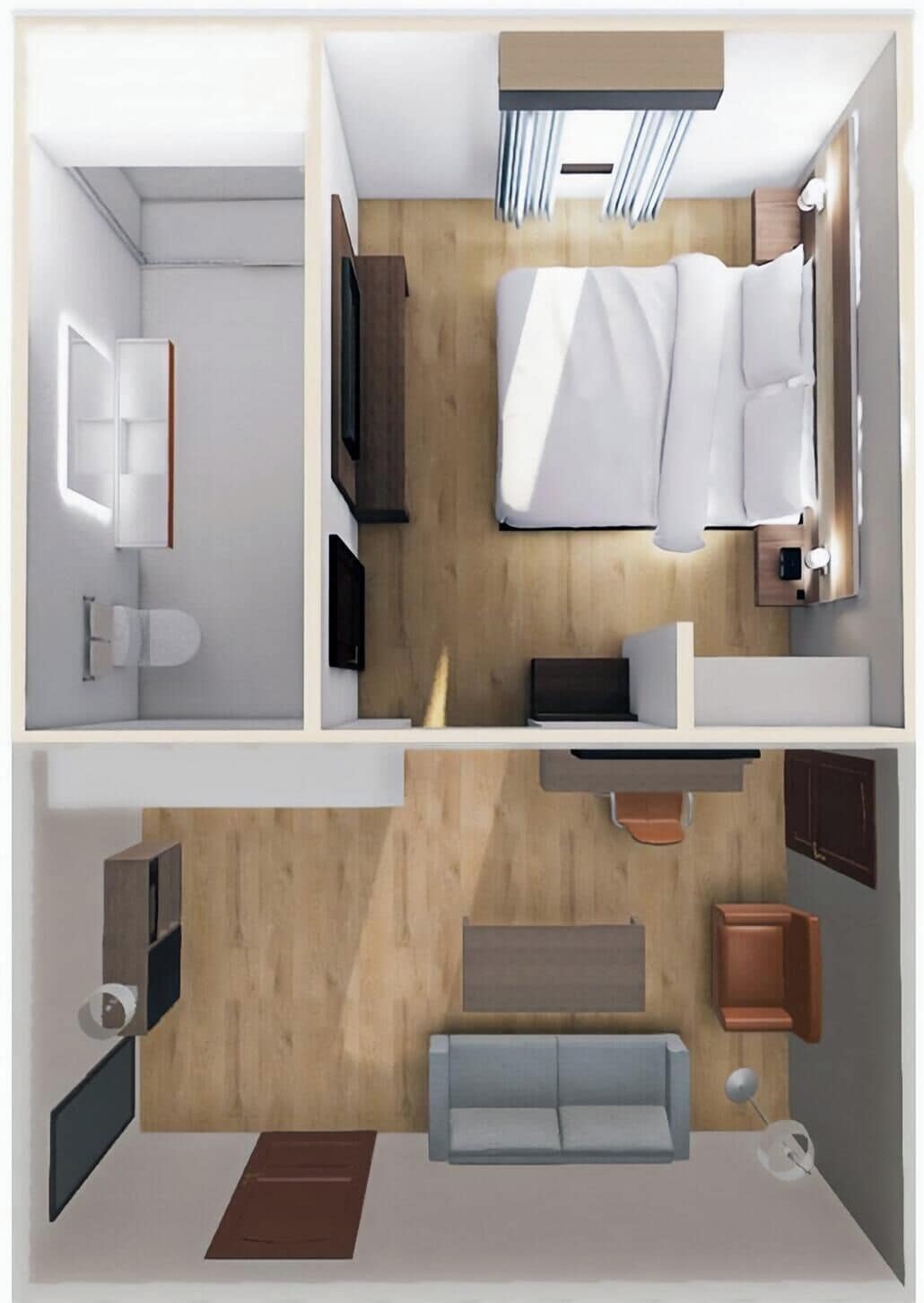 Suite, 1 Bedroom | Premium bedding, desk, laptop workspace, blackout drapes