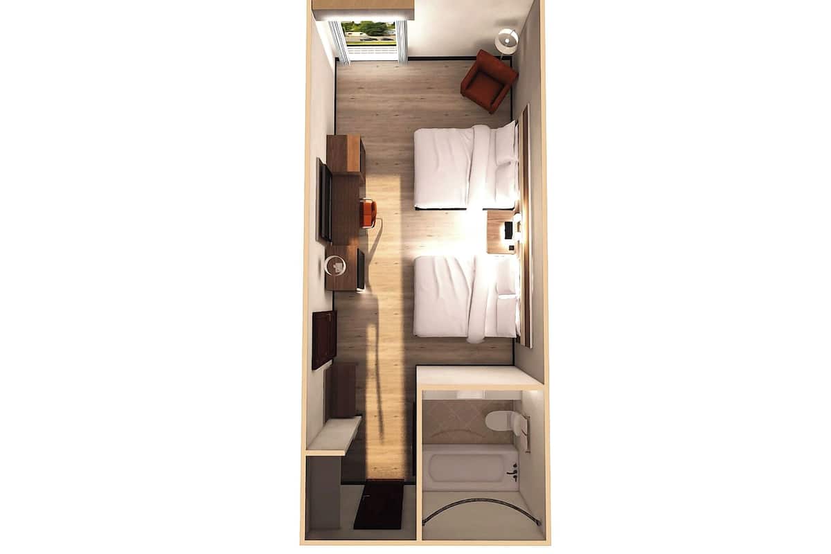 Standard Room, 2 Queen Beds