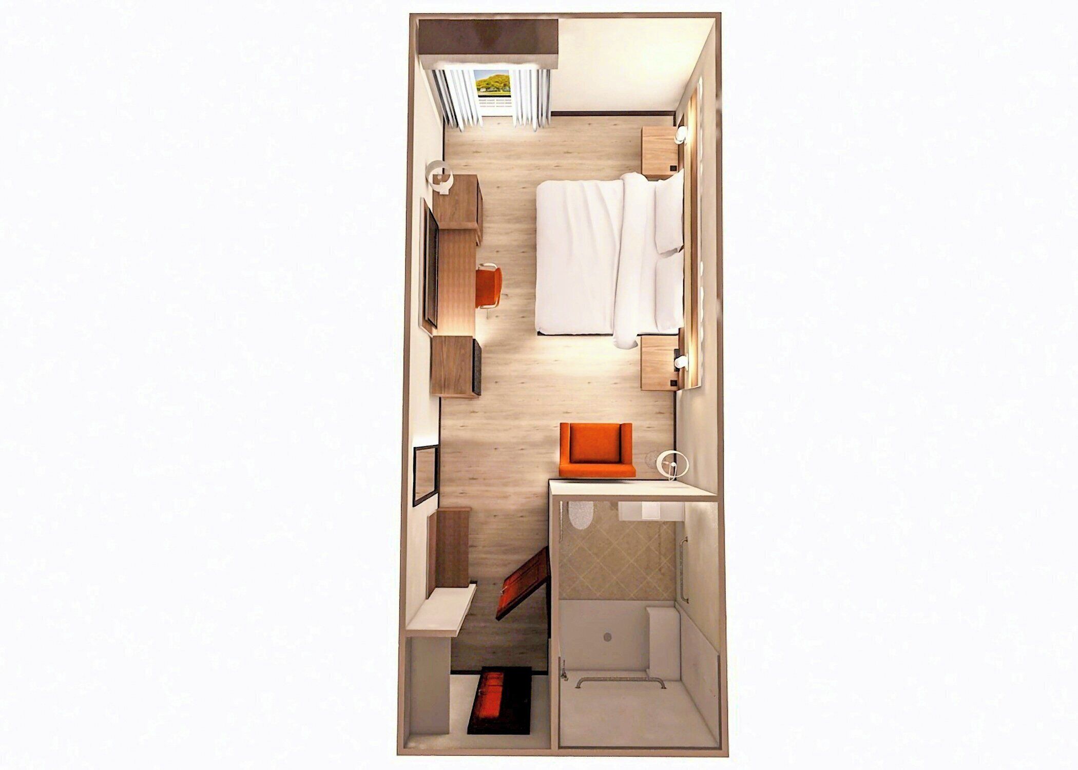 Habitación estándar, 1 cama King size, con acceso para personas discapacitadas (Mobility Accessible) | Escritorio, espacio para trabajar con laptop y cortinas blackout 