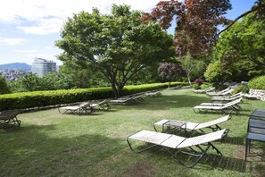 Indoor pool, seasonal outdoor pool