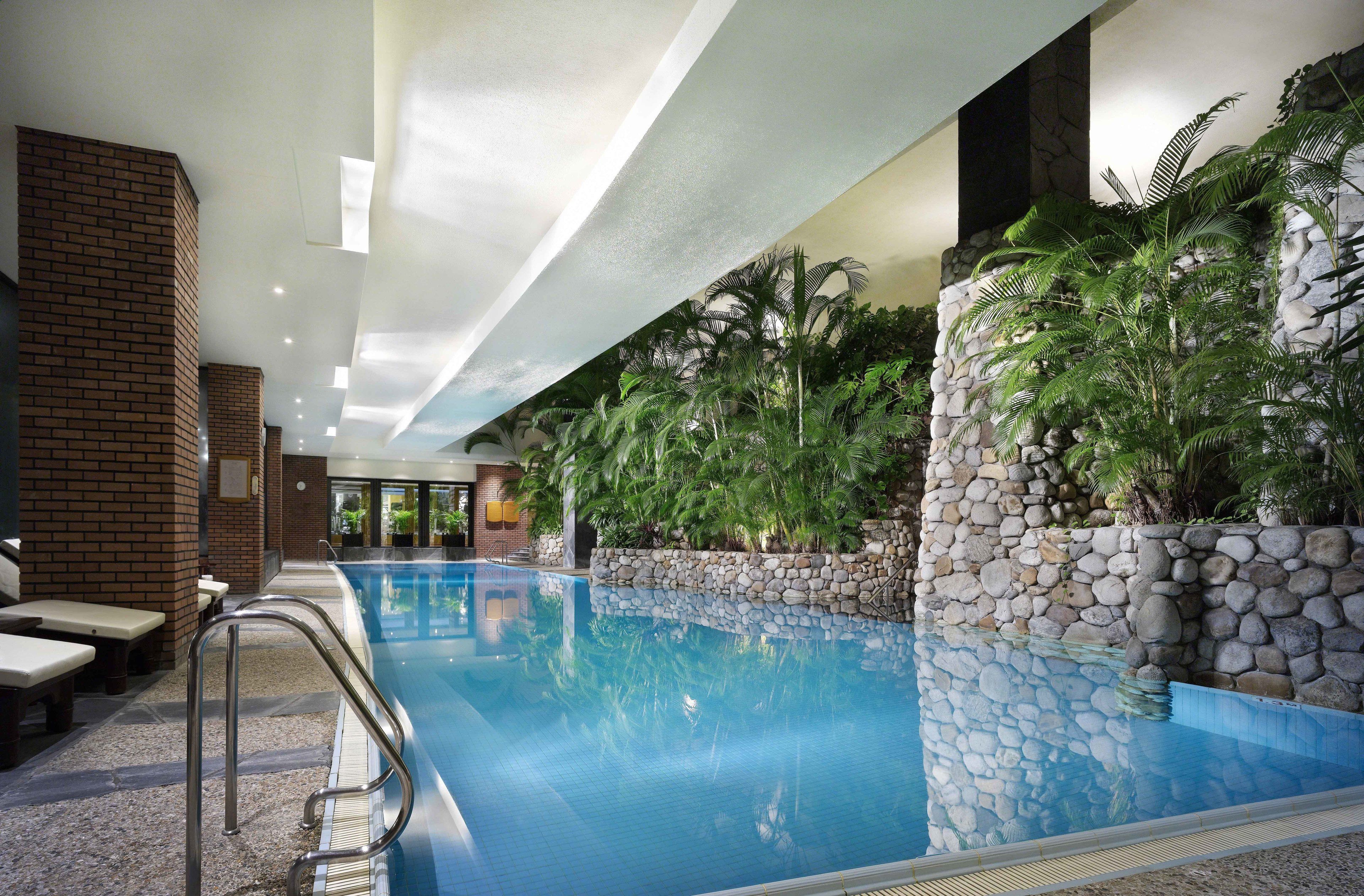 Indoor pool, seasonal outdoor pool