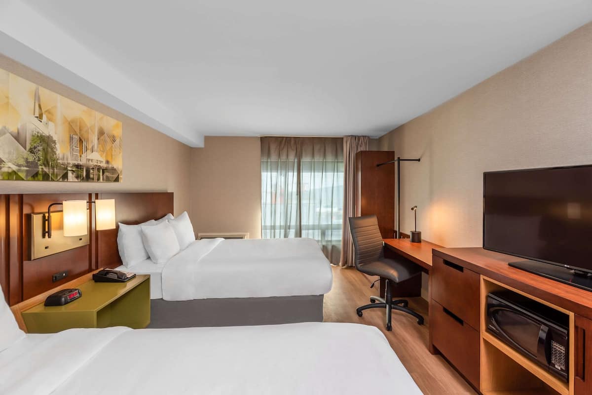 Premium bedding, pillowtop beds, individually furnished, desk