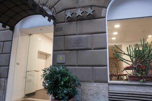 Fassade der Unterkunft