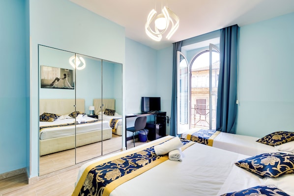 Premium bedding, pillowtop beds, minibar, in-room safe