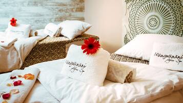 Soins corporels, massages aux pierres chaudes