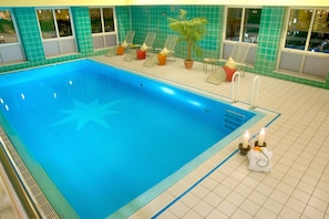 Indoor pool, outdoor pool