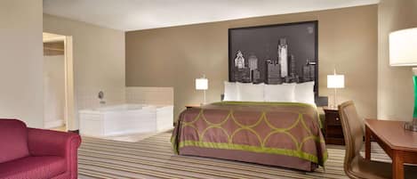 Studio Suite, 1 King Bed, Non Smoking | Desk, laptop workspace, iron/ironing board, free cribs/infant beds