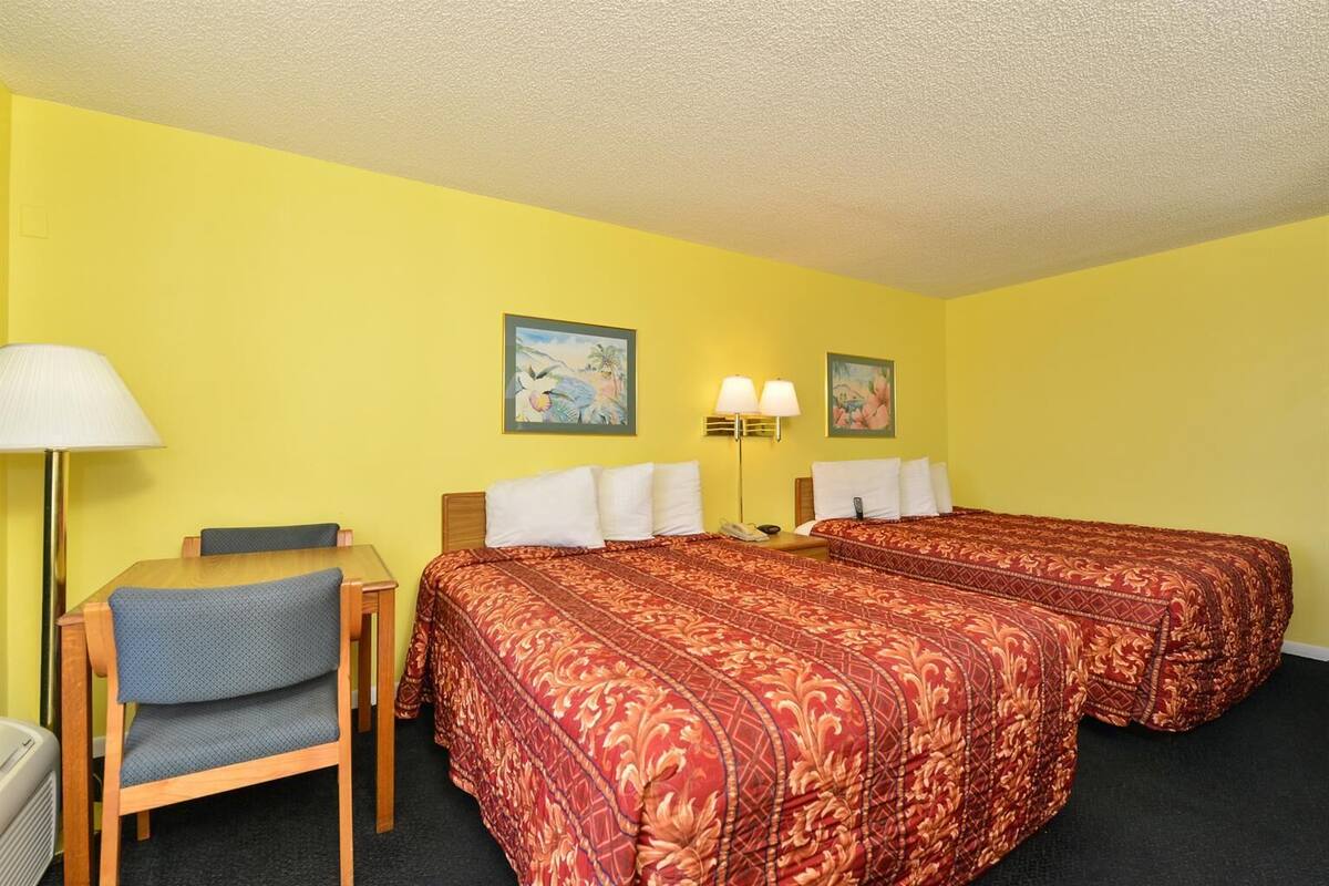 Desk, iron/ironing board, cribs (free), rollaway beds (surcharge)