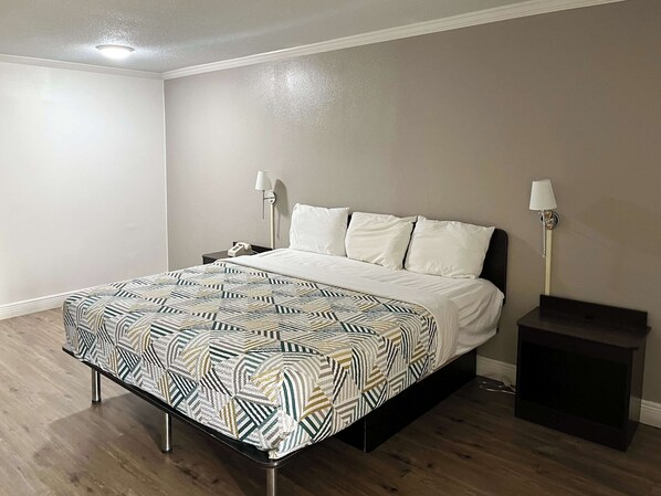 Free WiFi, bed sheets